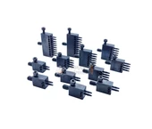 Padova Sıralı Çok Delikli Vida Başlı Deri Zımbası 4mm Deri El Aleti - 3