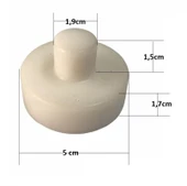 Padova Sıralı Çok Delikli Vida Başlı Deri Zımbası 4mm Deri El Aleti - 9