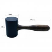 SRTfootcare Siyah Plastik T Tokmak (Çekiç) Deri El Aleti - 4