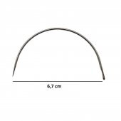 El Dikiş Eğri Saraç Iğnesi 2 Adet Deri El Aleti - 2