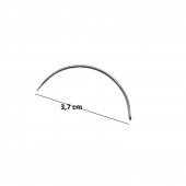 El Dikiş Eğri Saraç Iğnesi 2 Adet Deri El Aleti - 3