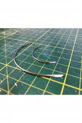 El Dikiş Eğri Saraç Iğnesi 2 Adet Deri El Aleti - 4