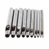 Yuvarlak Vurma Deri Delik Zımbası 10-12 no Arası Deri El Aleti thumbnail 2