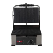 12 Dilim Elektrikli Saf Döküm Tost Makinesi  1550 W. - Döküm 35x25 - 11,75 Kg - Ebat 26x36x32 thumbnail 2