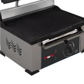 12 Dilim Elektrikli Saf Döküm Tost Makinesi  1550 W. - Döküm 35x25 - 11,75 Kg - Ebat 26x36x32 thumbnail 4