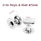 TOPTAN Perçin Rivet 0 no 2000 Adet (Leathercraft, Deri Hobi) - 2