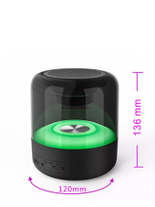 Bluetooth Hoparlör Cam RGB Aydınlatmalı / SD Card / USB Drive / 3.5mm Aux / FM - 2