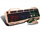Concord C-58 Metal Kasa Oyuncu Klavye Mouse Seti - 1