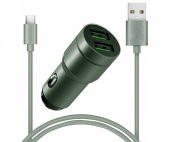 Concord C-772 TYPE-C Kablo Çift USB Araç Şarj Cihazı - 1