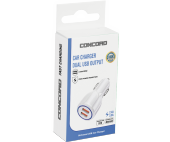 Concord C-767 USB 3.0A - 2.4A Hızlı Araç Şarjı - 2