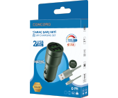 Concord C-771 Micro Kablo Çift USB Araç Şarjı - 4