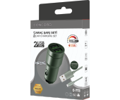 Concord C-773 Lightning Kablo Çift USB Araç Şarj Cihazı - 4