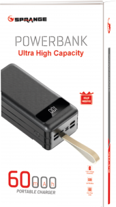 SPRANGE SR-P8 60000 mAH 4 USB Girişli PowerBank - 1