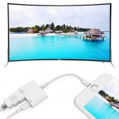 Concord BYL-1098 Lightning Şarj Bağlantılı 4K OTG Dönüştürücü - 2