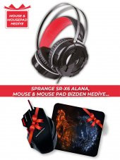 SPRANGE SR-X6 USB + 3.5 Mm Bilgisayar Kulaklığı ( MOUSE & MOUSEPAD HEDİYELİ ) - 1