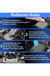 Küçük Boy Hy-510 (5GR) 1.93 W/m.k Termal Macun Cpu Soğutma Pastası Cpu Gpu Ps4 Ps3 Pc - 3