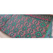 Algelsineve Makine Dokuması Baklava Desen 3 Mekik Kilim - 4