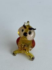 El Yapımı Murano Cam Baykuş Biblo A31-01 thumbnail 5