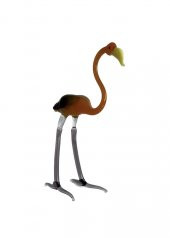El Yapımı Murano Cam Flamingo Biblo A33-02 - 1