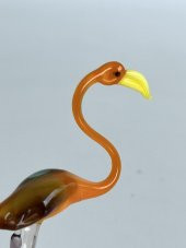 El Yapımı Murano Cam Flamingo Biblo A33-02 - 5