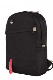 Elatae Unisex Çok Gözlü Günlük Seyahat Okul Sırt Çantası Siyah 2102 thumbnail 2