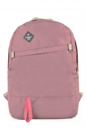 Elatae Unisex Çok Gözlü Günlük Seyahat Okul Sırt Çantası Pembe 2102 thumbnail 1