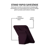 iPhone Magsafe Destekli Cardsafe Stand Özellikli Deri Kartlık Cüzdan - 4