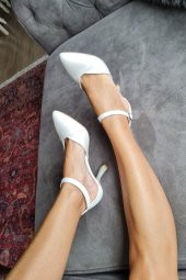 015 048 Topukla Kadın Abiye Sedef Kadeh Topuk Ayakkabı thumbnail 2