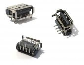USB A Dişi 10 mm Kart Tipi Soket (Ön Bacaklı) - 1