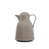 1 Lt Isı Yalıtımlı Çay ve Soğuk Su Termosu Soft Gri (12 Saat Sıcak Tutar& İçi Camdır) thumbnail 1