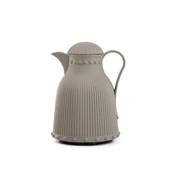 1 Lt Isı Yalıtımlı Çay ve Soğuk Su Termosu Soft Gri (12 Saat Sıcak Tutar& İçi Camdır) thumbnail 3