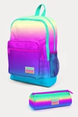 Coral High Kids Renk Geçişli 2'li Okul Çanta Seti - Kız Çocuk thumbnail 1