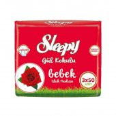 Sleepy Islak Havlu 3X50Li Gül - 1
