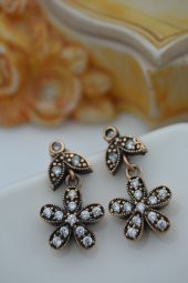 STONEAGE MYOSOTİS ÇİÇEĞİ KÜPE thumbnail 2