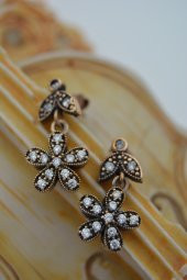 STONEAGE MYOSOTİS ÇİÇEĞİ KÜPE thumbnail 5