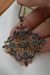 STONEAGE Kolye Antrasit Bronz Madalyon thumbnail 1