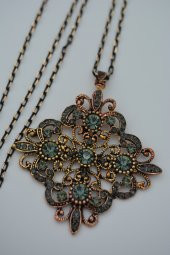 STONEAGE Kolye Antrasit Bronz Madalyon thumbnail 3