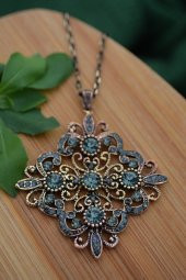 STONEAGE Kolye Antrasit Bronz Madalyon thumbnail 4