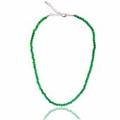 STONEAGE Bayan Kolye Yeşil Jade Ceyt Doğal Taş Dengeleyici ve İyileştirici thumbnail 3