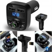 Zhltools Car X8 Otomobil Fm Transmitter Bluetooth Usb Mp3 Sd Kart - 2