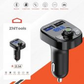 Zhltools Car X8 Otomobil Fm Transmitter Bluetooth Usb Mp3 Sd Kart - 6