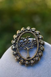 STONEAGE Hayat Ağacı Bayan Broş thumbnail 4