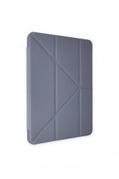 Peeq iPad Pro 11 2018 Kılıf Kalemlikli Tri Folding Smart Katlanabilir Standlı 360 Tam Koruma Kılıf - 12