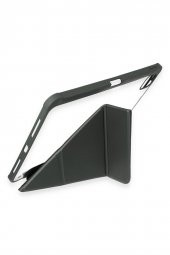 Peeq iPad Pro 12.9 2020 Kılıf Kalemlikli Tri Folding Smart Katlanabilir Standlı 360 Tam Koruma Kılıf - 5
