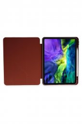 Peeq iPad Air 3 10.5 Kılıf Kalemlikli Tri Folding Smart Katlanabilir Standlı 360 Tam Koruma Kılıf - 10