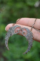 STONEAGE Black Diamond Melek Kanadı Bayan Kolye thumbnail 2