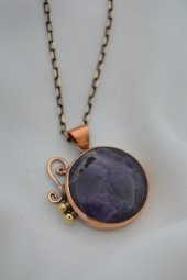 STONEAGE AMETİST TAŞLI ÖZEL TASARIM KOLYE thumbnail 7