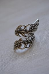 STONEAGE Antik Gümüş Bohem Bayan Yüzük Bedensizdir Ayarlanabilir thumbnail 4