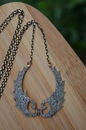 STONEAGE JEWELLERY Black Diamond Melek Kanat Bayan Kolye - 1