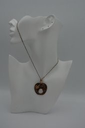 STONEAGE GERÇEK İNCİLİ ELMA FİGÜRLÜ KOLYE thumbnail 1